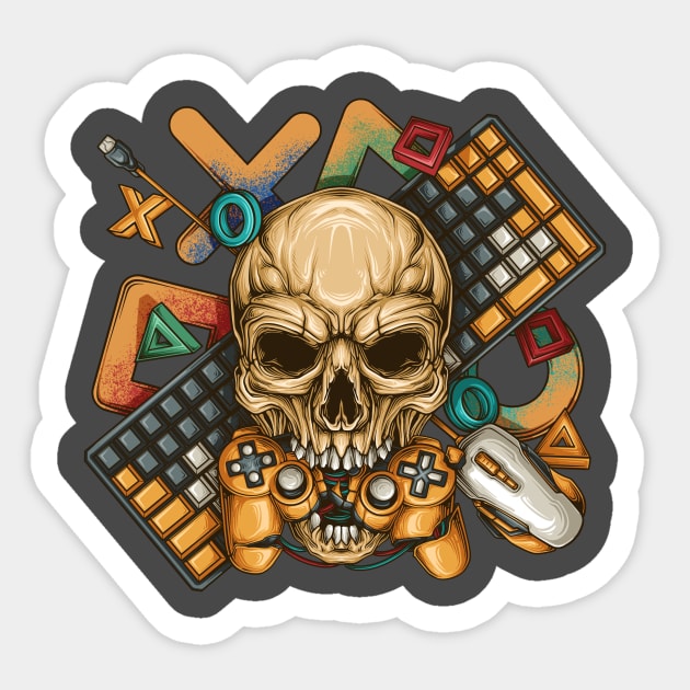 Skull PC Sticker by REMNANT GAMERS